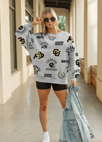 COLORADO BUFFALOES ALWAYS ON REPEAT PREMIUM FLEECE CREW SWEATSHIRT
