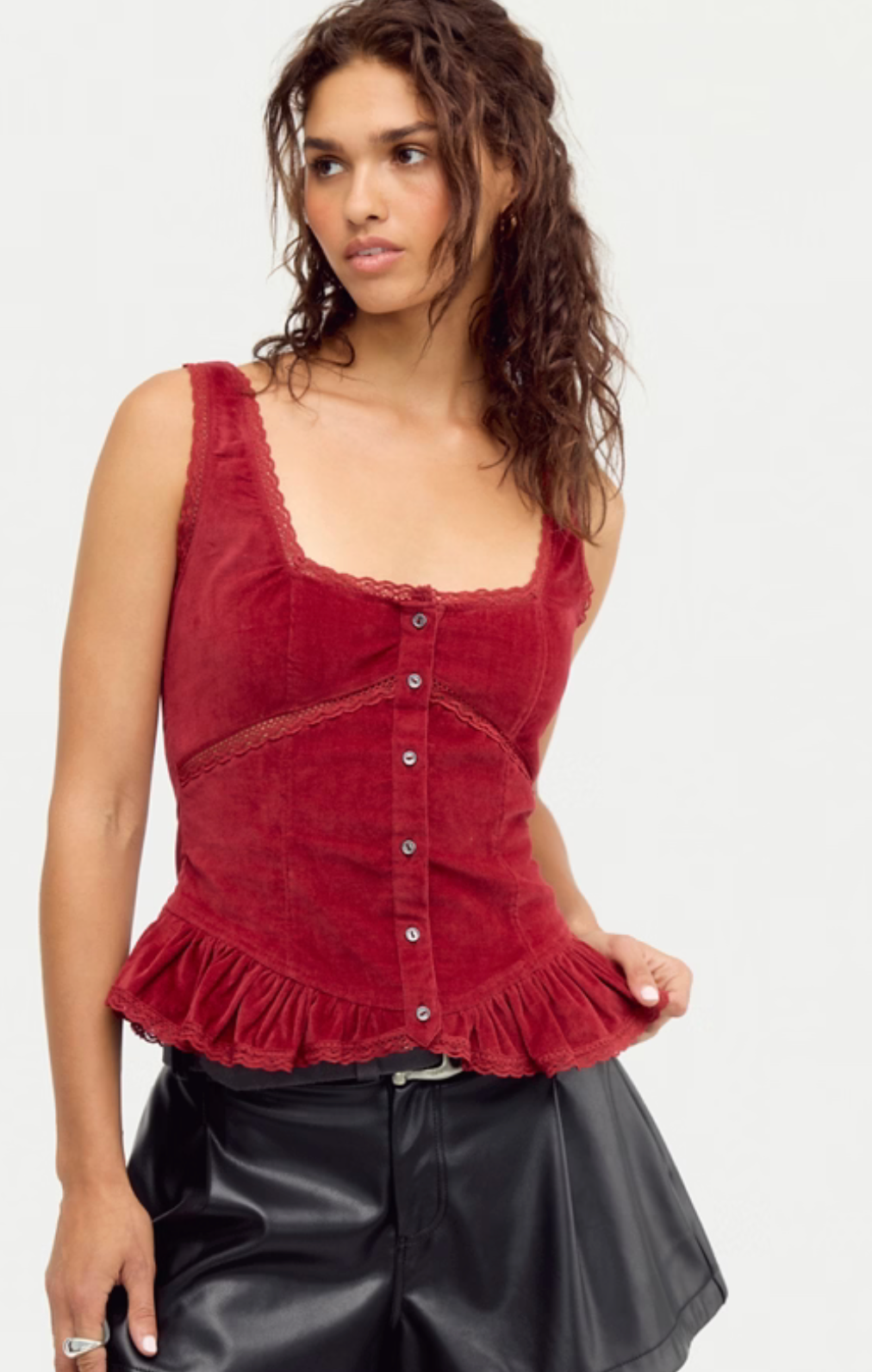 Free People Jennie Corduroy top