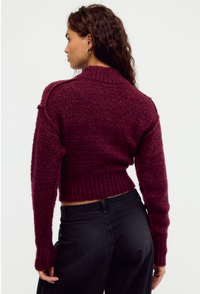 Tucked Henley Pullover
