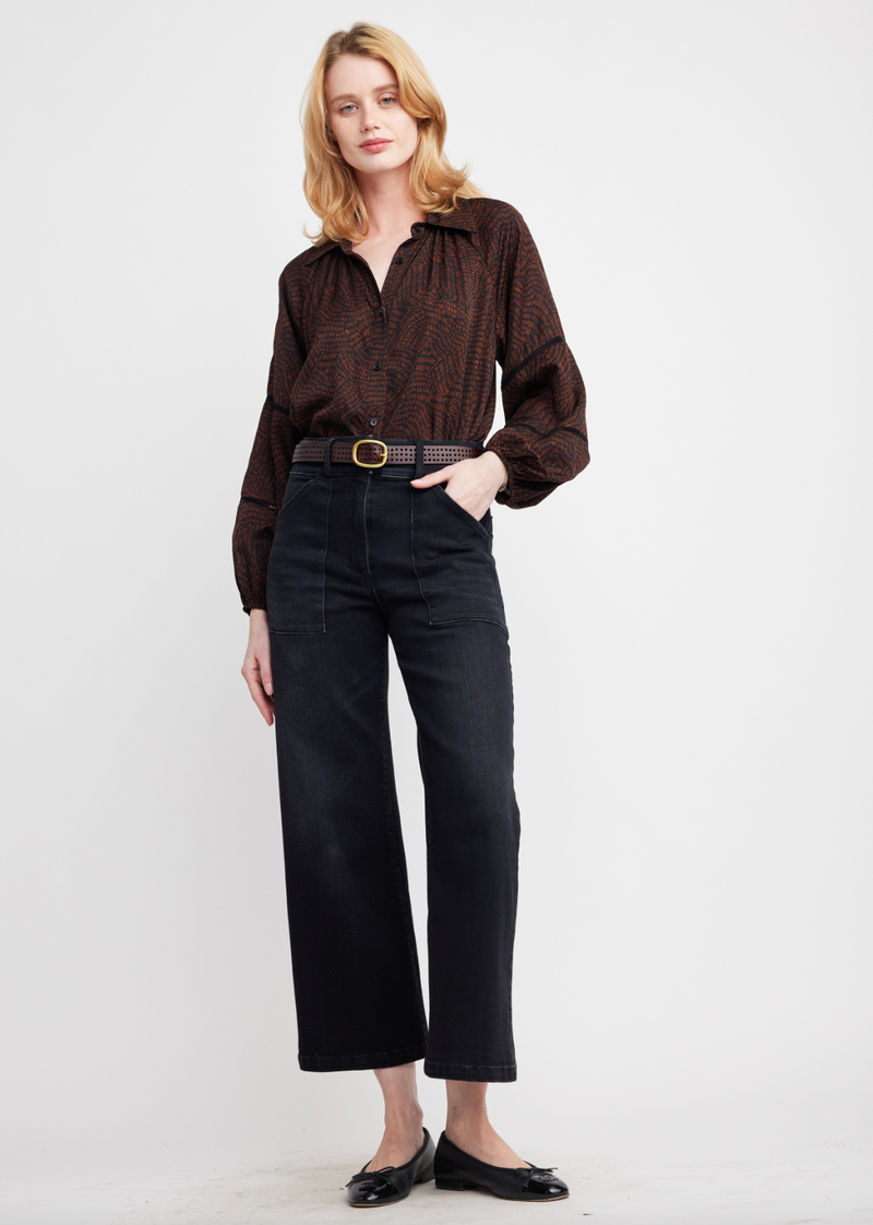 Aria Hi-Waist Pants Solid