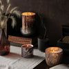 Woodfire Small Boxed Crackle Glass Candle