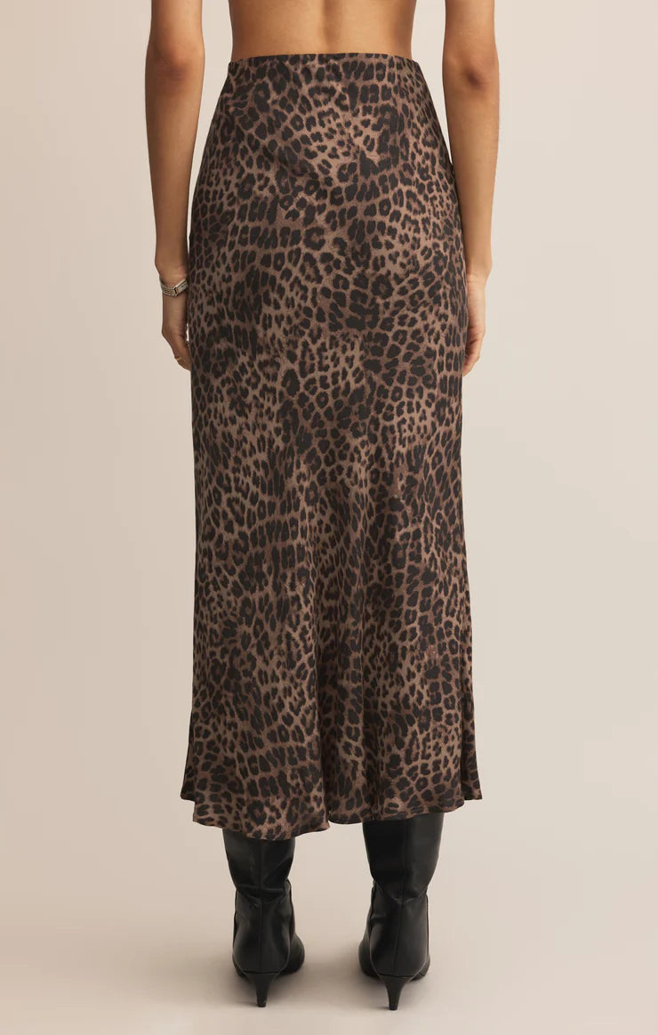 Izabel Leopard Skirt