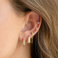 Teeny Tiny Clear Cluster Studs