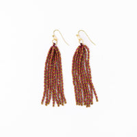 Tassel Seed Bead Earrings