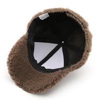 Winter Plush Baseball Hat