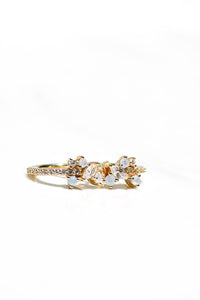 Tropicale Huggie Earrings- White opal