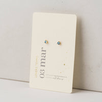 March Kaleidoscope Studs | Birthstone Studs | Crystal Studs