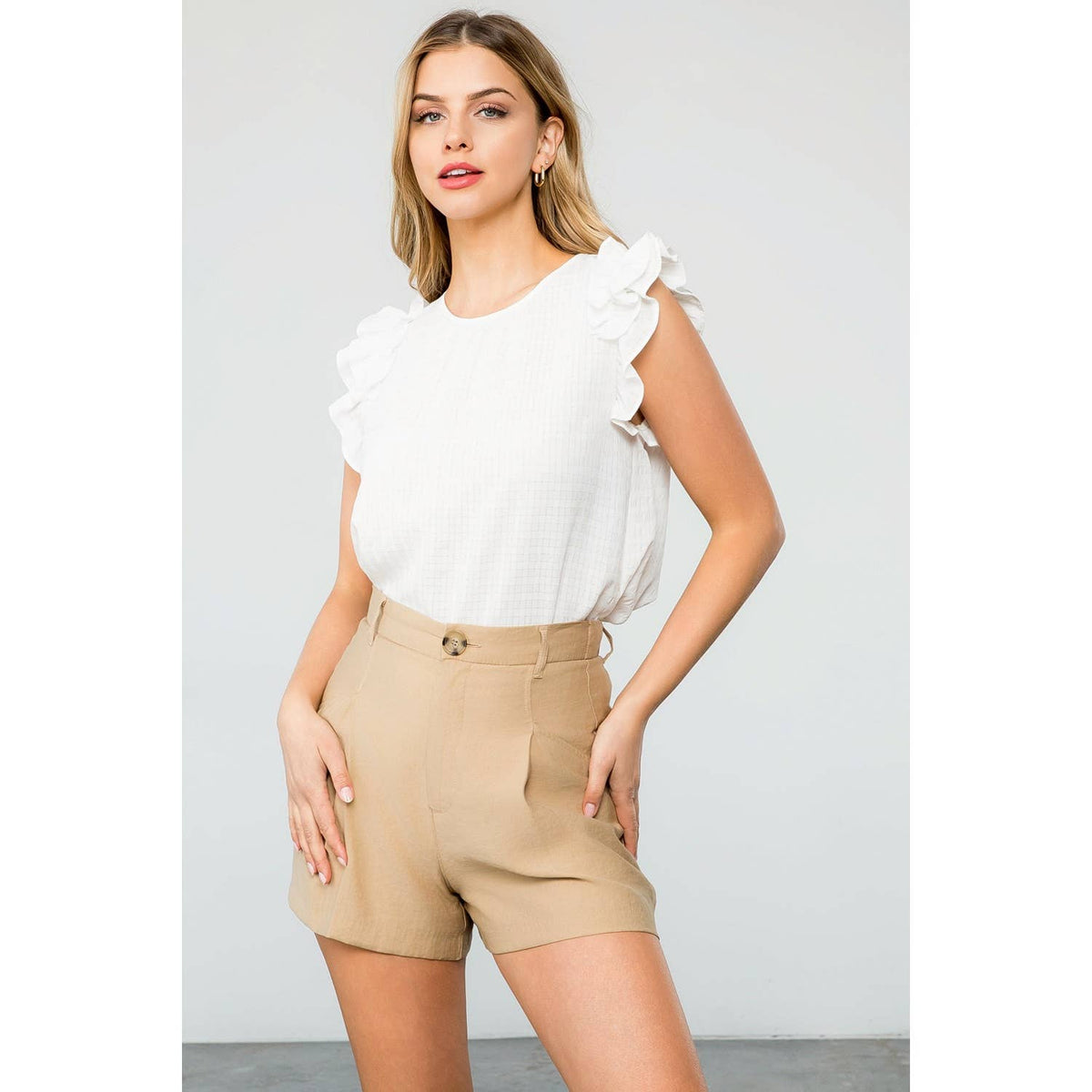 Ruffle Sleeve Top