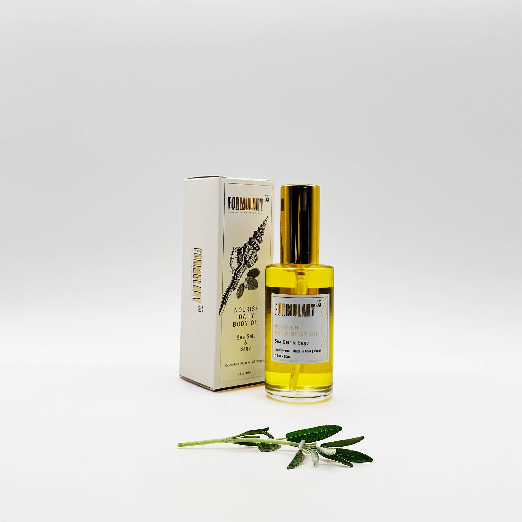 Sea Salt & Sage - Nourish Daily Body Oil (2oz)