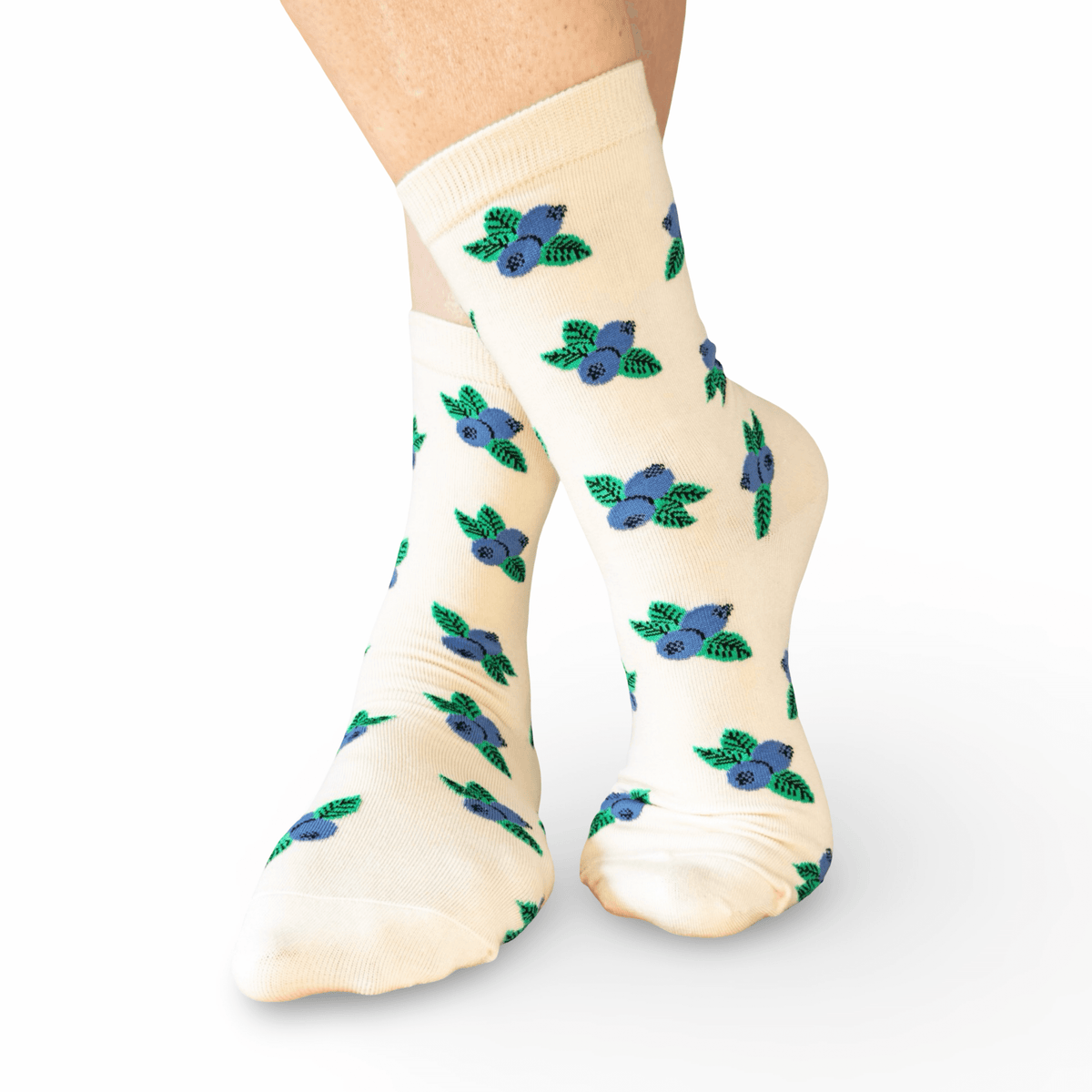 Blueberry Crew Socks