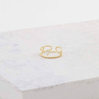 Marquise Ring | Stacked Look Ring | Cubic Zirconia Ring