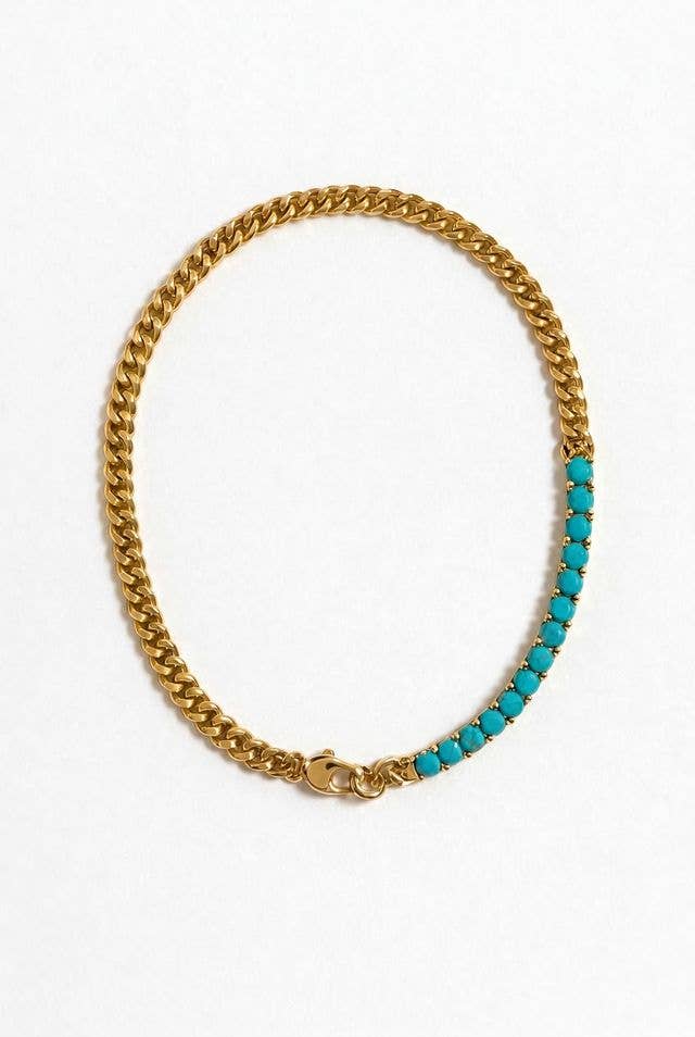 IT GIRL NECKLACE | TURQUOISE