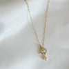 Coco Pearl Toggle Gold Filled Necklace