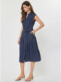 Current Air Navy Midi Dress
