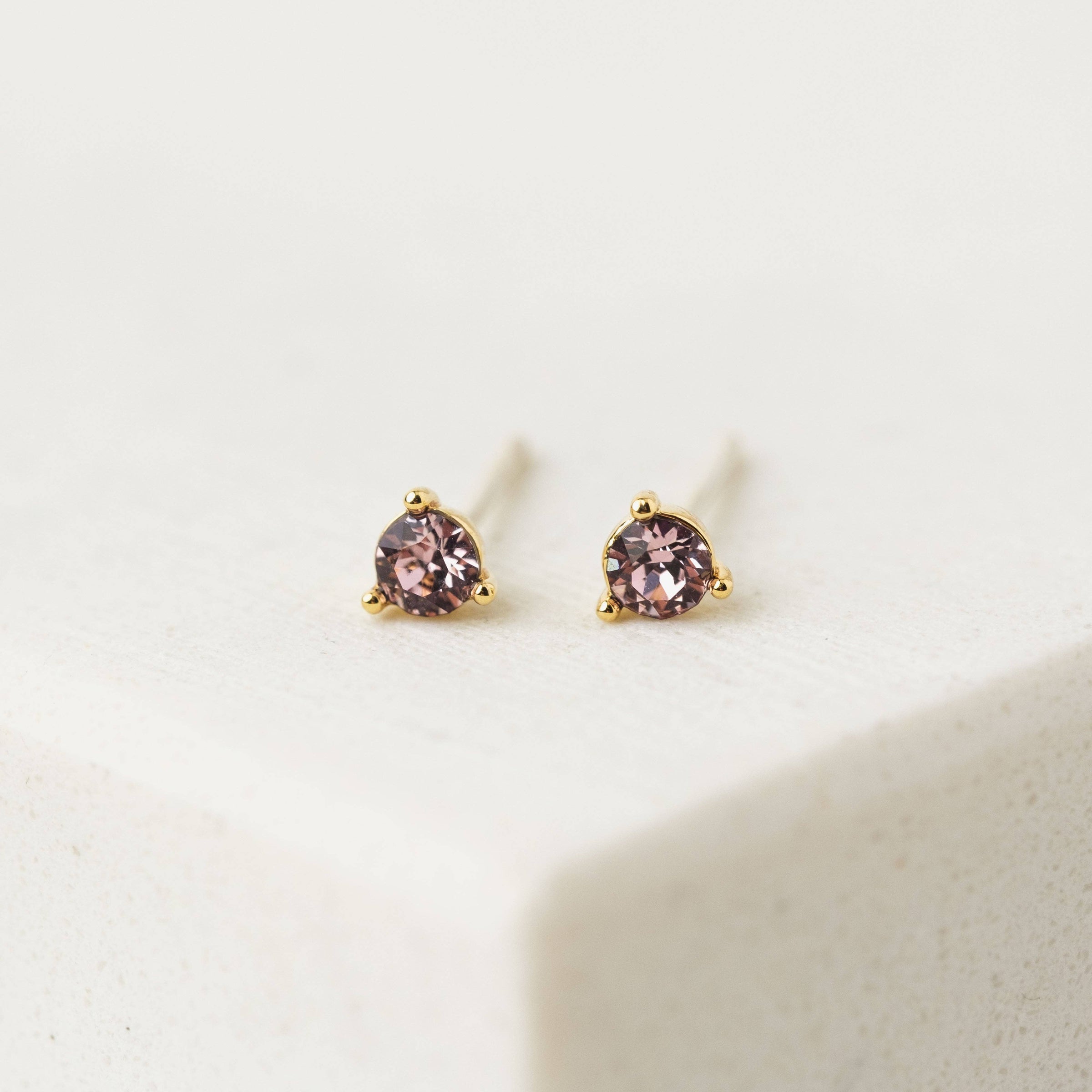 February Kaleidoscope Studs | Birthstone Studs | Crystal