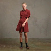 The Pintuck Shirt Dress