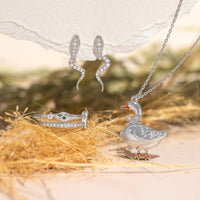 Python Ear Jacket Earrings