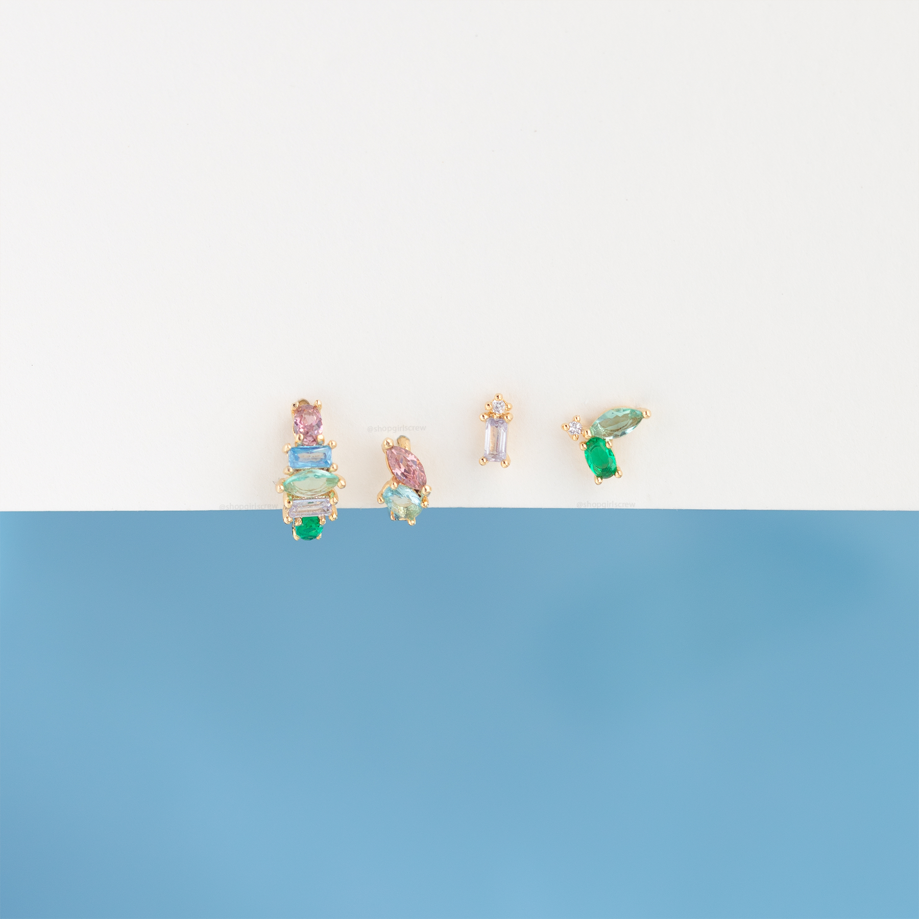 Flora and Fauna Earring Set