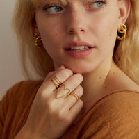 Marquise Ring | Stacked Look Ring | Cubic Zirconia Ring