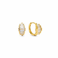 Clarice Huggie Hoop Earrings