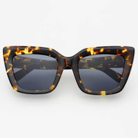 Portofino Tortoise Acetate Oversized Cat Eye Sunglasses