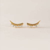 Dewdrop Climber Earrings
