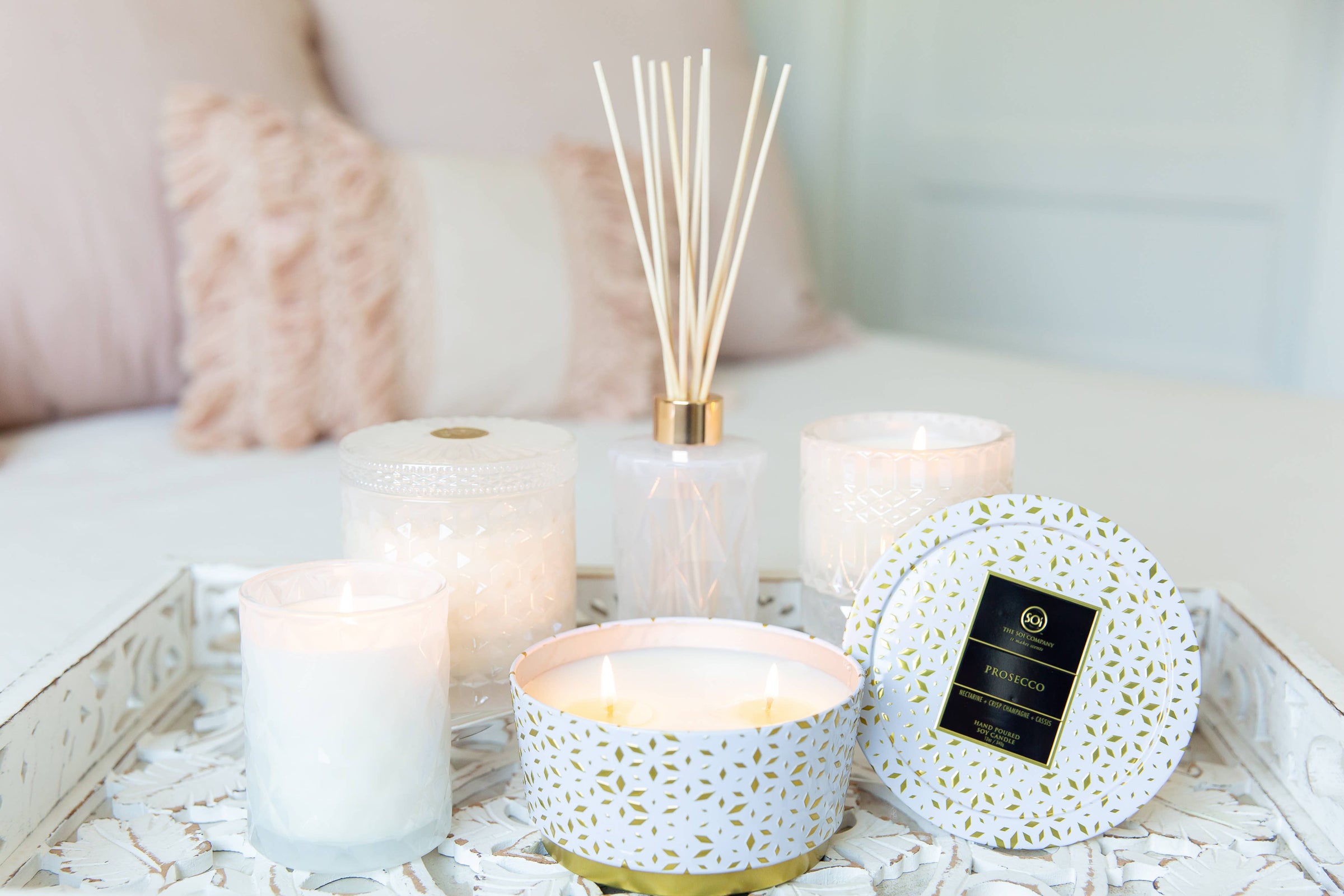 Prosecco 15oz Shimmer Candle 2 wick