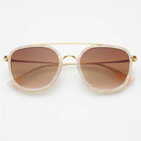 Weston Acetate Round Unisex Sunglasses