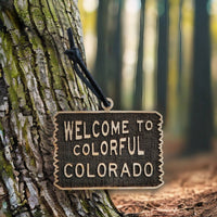 Welcome to Colorado | Wooden Ornament - Birch