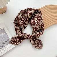 Cotton Linen Square Scarf