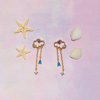 Reigning Clouds Dangle Earrings