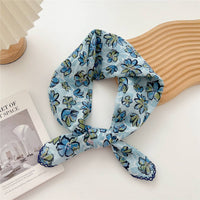 Cotton Linen Square Scarf