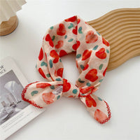 Cotton Linen Square Scarf
