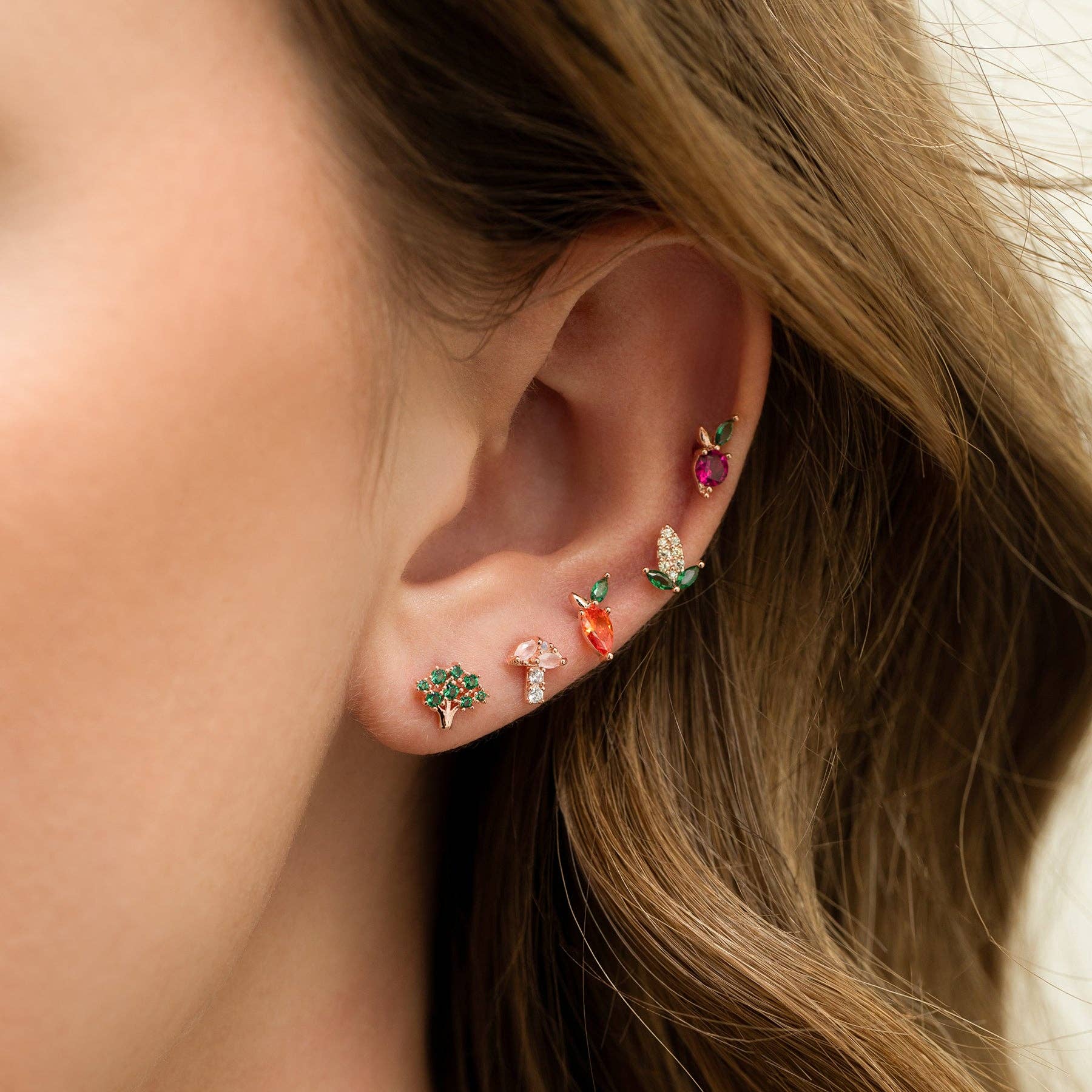 Farmers Market Veggie Stud Set