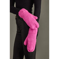 The Pink Knit Mittens