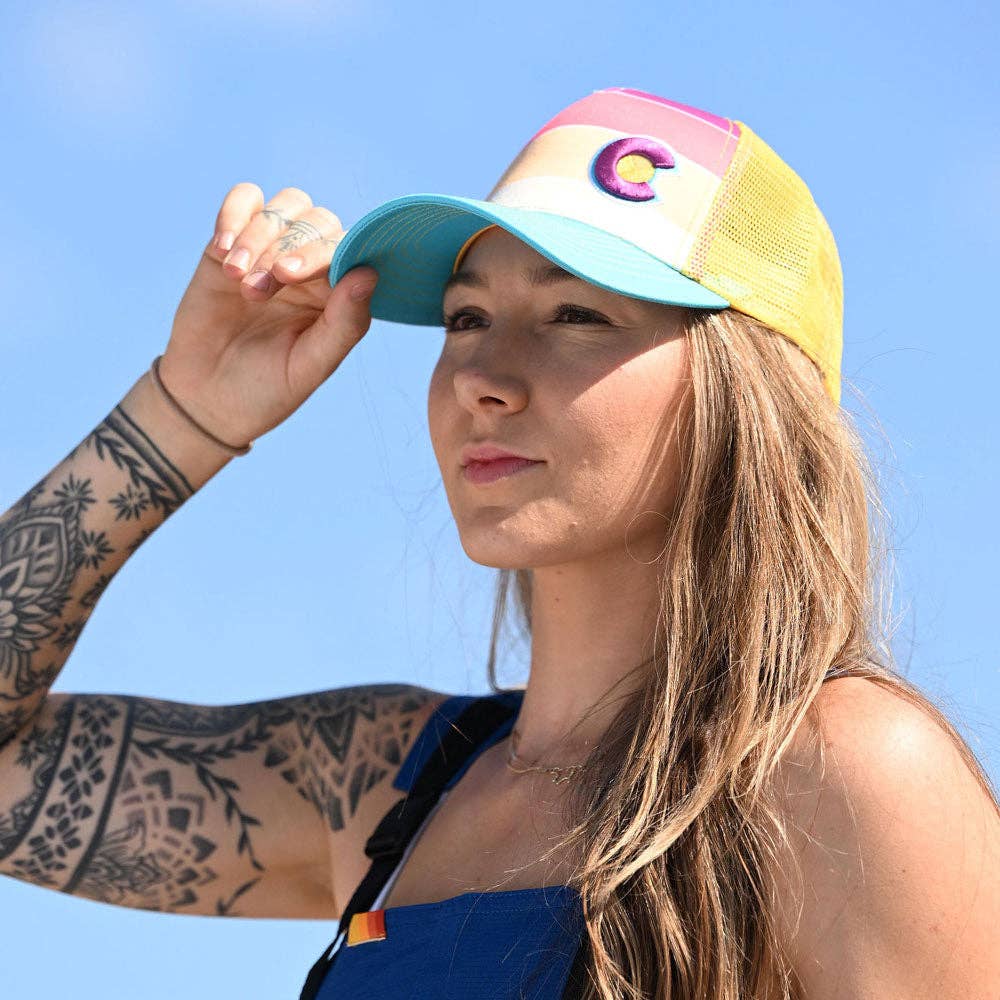 Hat - Lemon Drop Fader Trucker