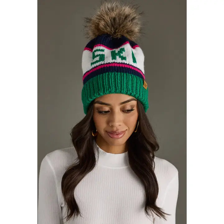 The Knit Hat with Pom