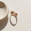 Cigar Band Ring in 14k Gold Fill or Sterling Silver