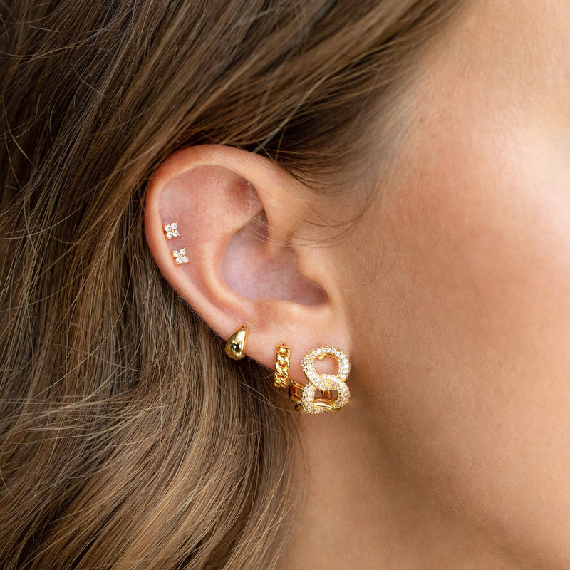 Teeny Tiny Clear Cluster Studs