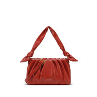 Luna - Recycled Vegan Shoulder Bag - Cranberry