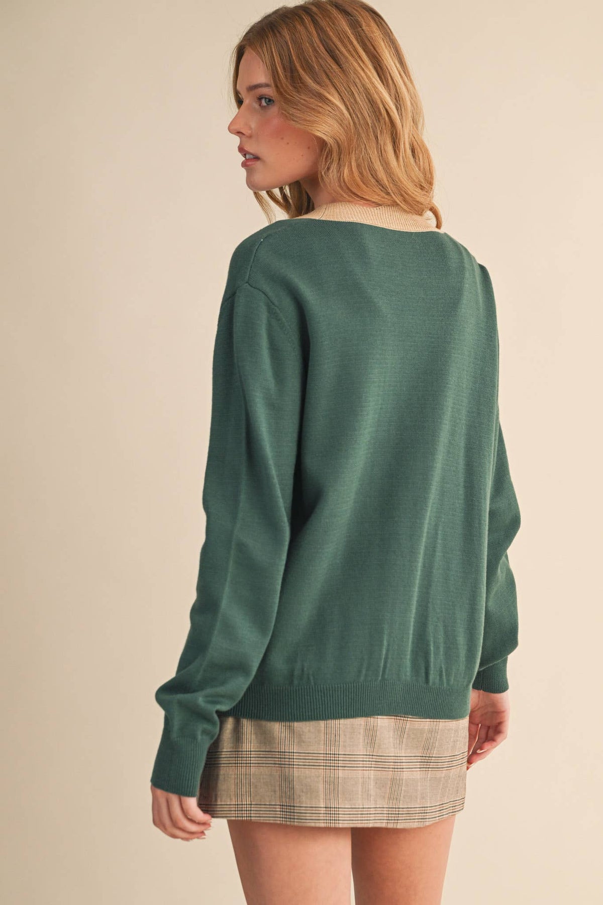 Scalloped Sweater Cardigan