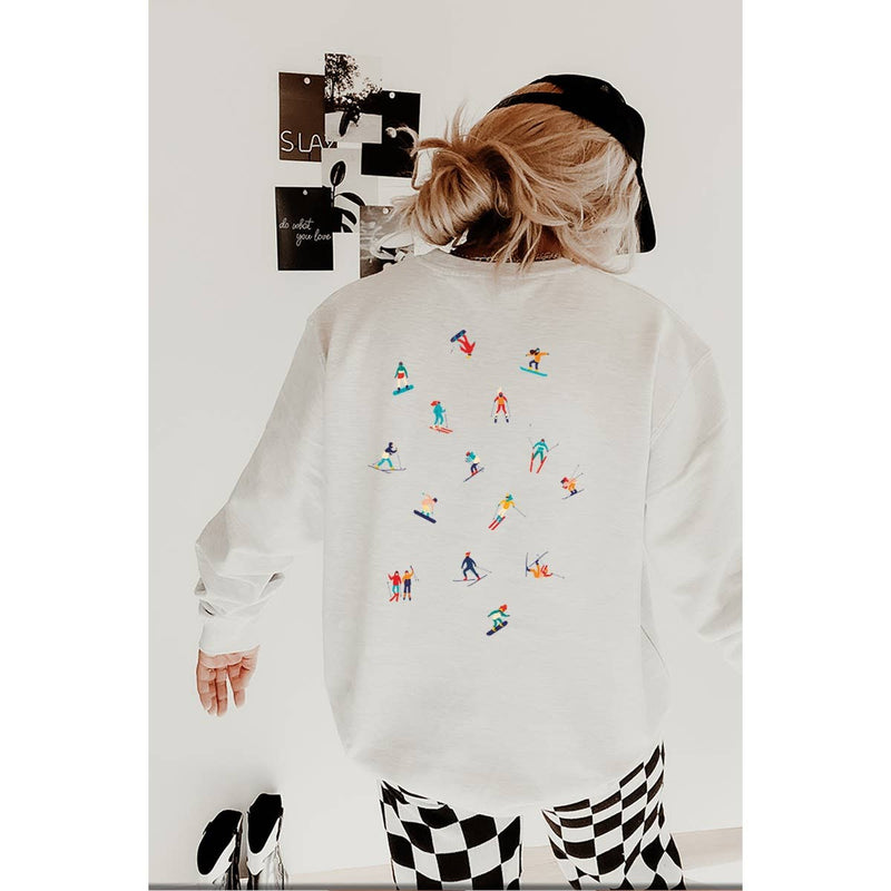 ASPEN SKI CLUB  GRAPHIC SWEATSHIRT