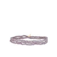 Mini stretch crystal beaded wrap bracelet