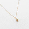 Rain Petite CZ Necklace Gold Filled