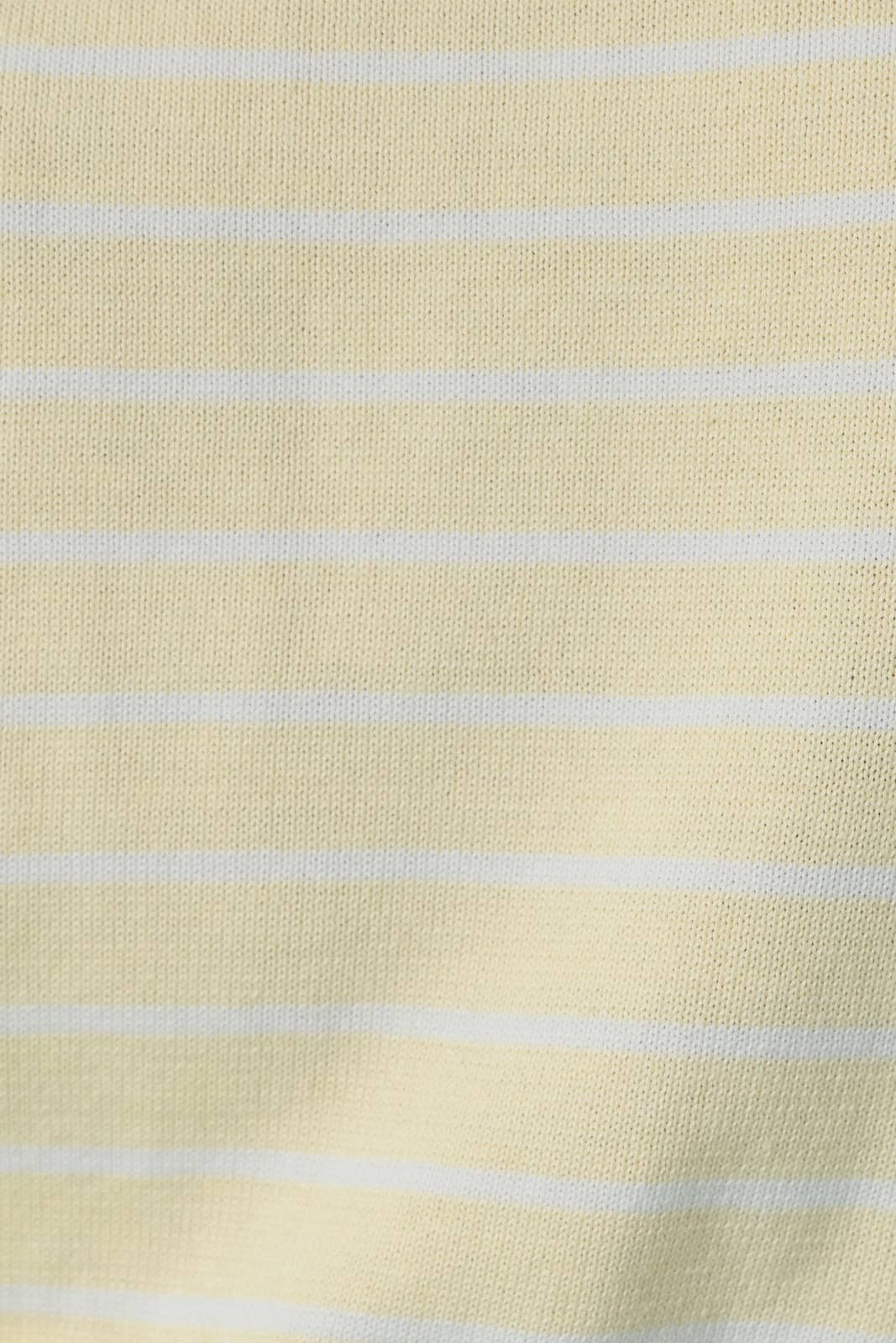 HALF SLEEVE CREW NECK PUFF STRIPED SWEATER TOP