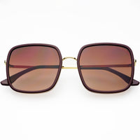Cosmo Acetate Womens Square Sunglasses
