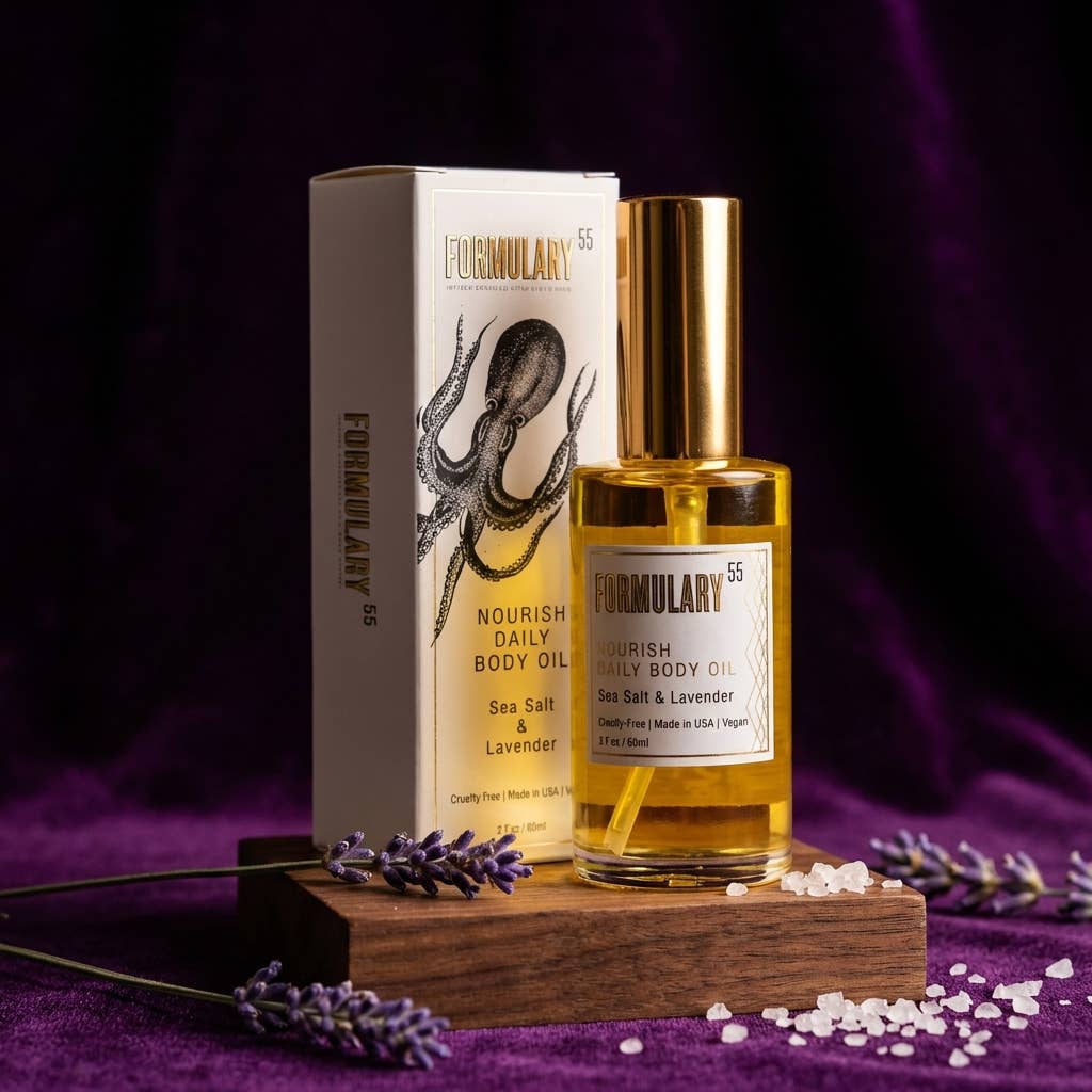 Sea Salt & Lavender - Nourish Daily Body Oil (2oz)