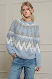 Alpine Diamond Jacquard Sweater