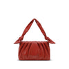 Luna - Recycled Vegan Shoulder Bag - Cranberry