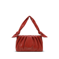 Luna - Recycled Vegan Shoulder Bag - Cranberry